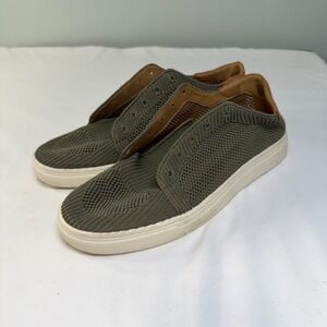 Lucky Brand Luka Green Woven Knit Sneakers Missing Laces Size 8M
